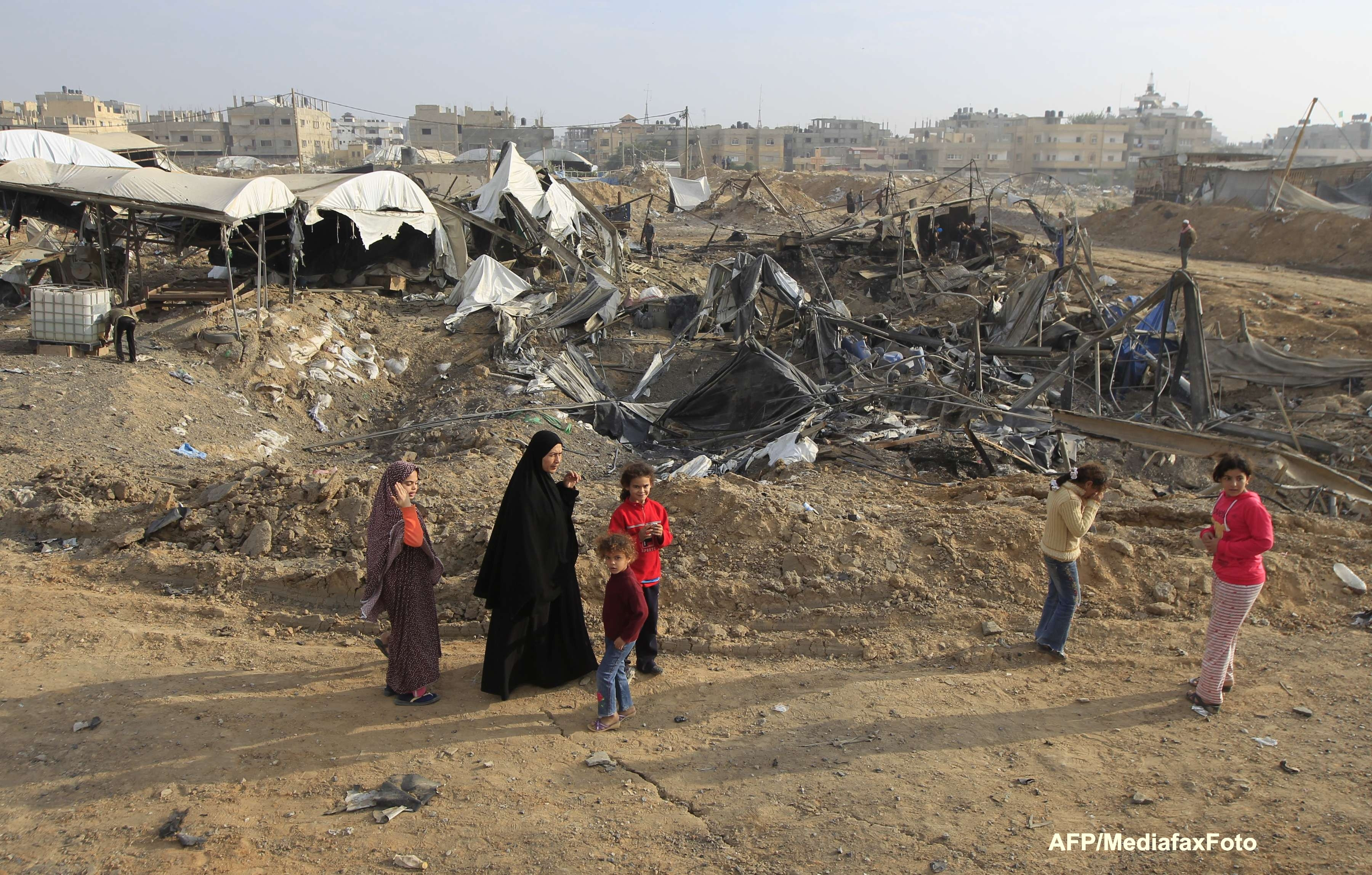Hamas: Armata israeliana a provocat pagube de 1,2 miliarde de dolari in Fasia Gaza