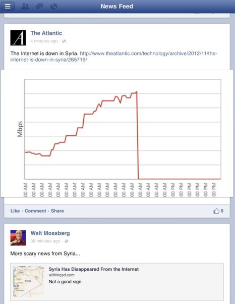 Autoritatile din Siria au taiat accesul la Internet si la telefonia mobila