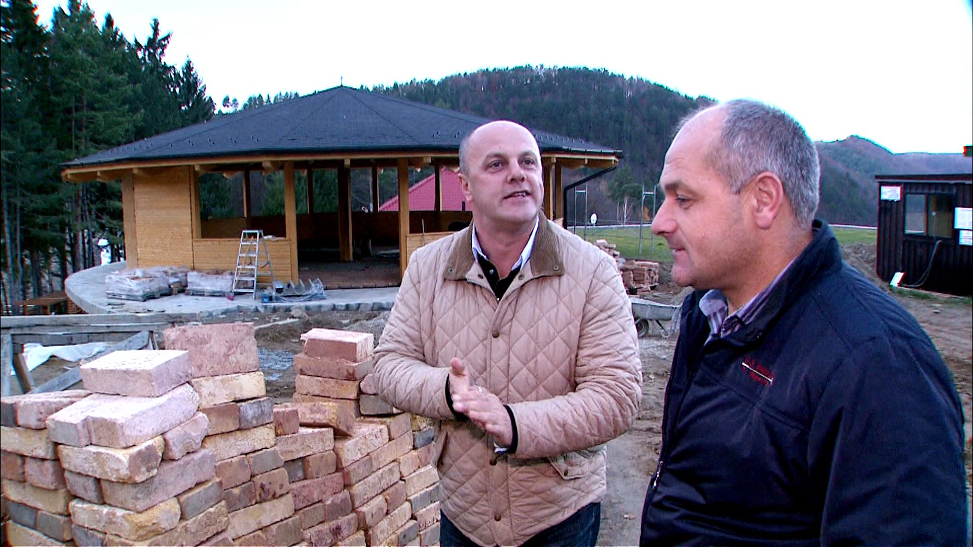 Romeo Dunca si Nelu Popa la munte