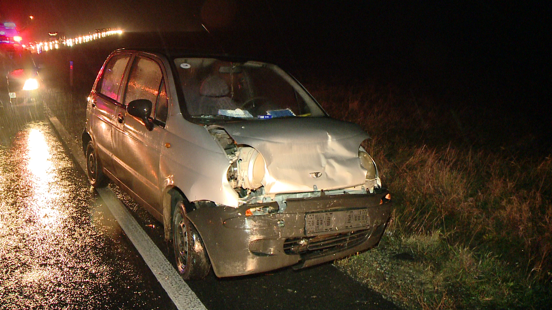 Doua accidente s-au produs aseara simultan pe soseaua ce leaga Timisoara de Lugoj