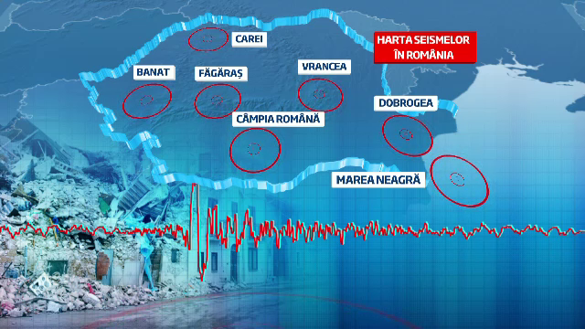 Harta zonelor seismice din Romania. Care sunt sansele unui nou cutremur dupa cel de luni seara