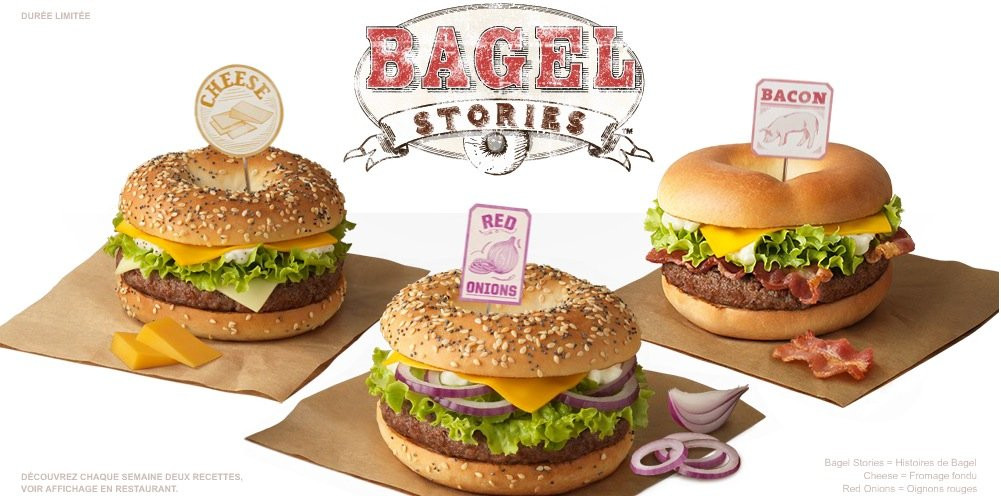 McDonald's a inlocuit chiflele cu covrigi. Ce contin cele trei noi produse lansate in Franta