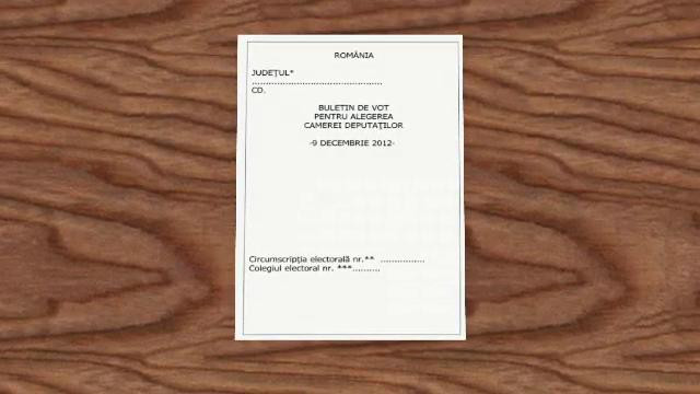 Alegeri parlamentare 2012. Care sunt regulile de votare pentru cei care merg duminica la urne