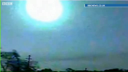 O minge de foc a traversat cerul Americii in viteza. "Vine Apocalipsa"