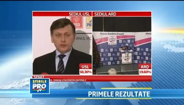 Alegeri parlamentare 2012. Reactia lui Crin Antonescu