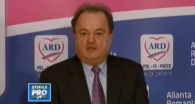 Gafa serii dupa rezultatele de la exit poll. Blaga:ARD a dus cea mai cumplita campanie de manipulare