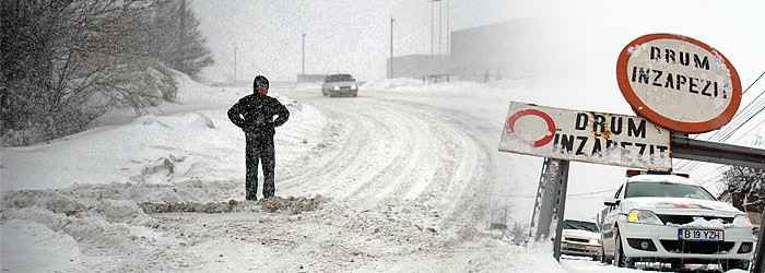 Porturile constantene au fost redeschise.Litoralul, maturat de o furtuna adusa parca din zona polara