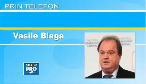 Vasile Blaga, despre implicarea in dosarul fraudei de 85 mil. €: