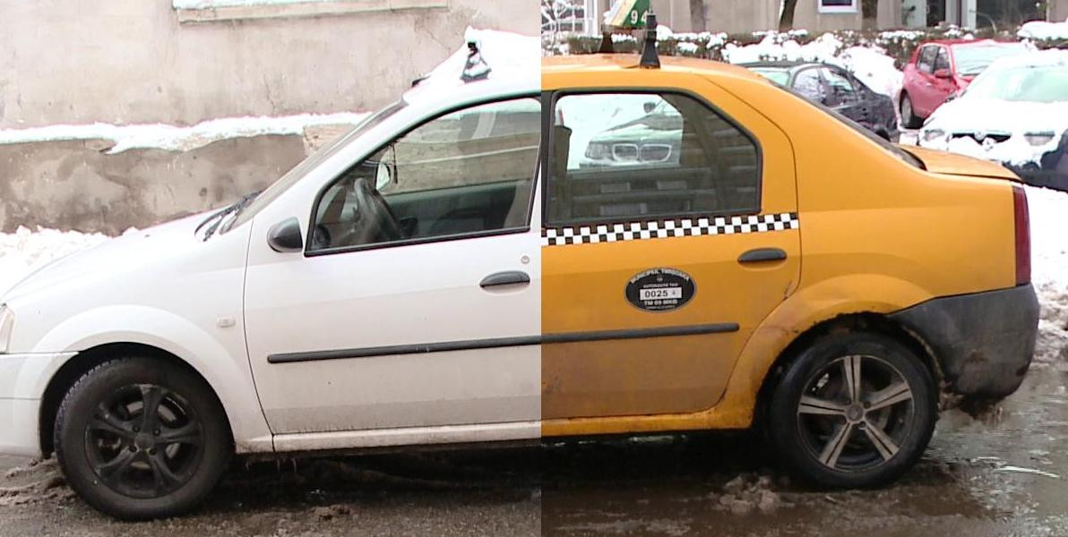 Alba-neagra sau.... alba-galbena, in cazul taximetrelor din Timisoara. Ce culoare vor avea din 2014?