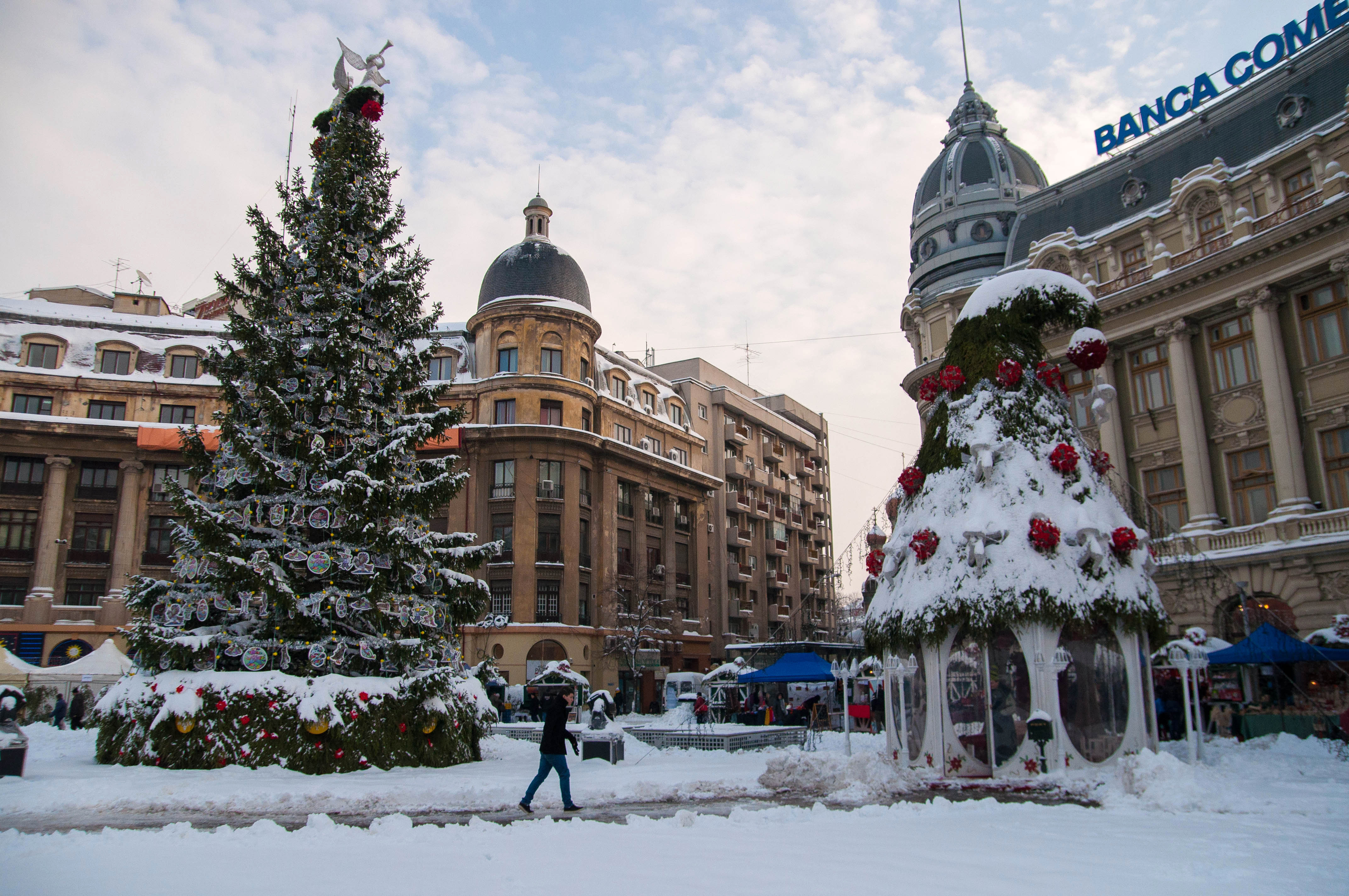 Cod galben de ceata si polei in Vest de duminica pana luni. Din 18 ianuarie revin ninsorile