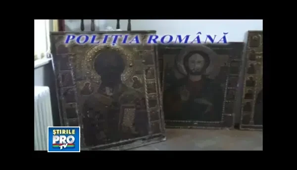 Minune de Craciun. Mai multe icoane furate din biserici, au fost recuperate de politisti