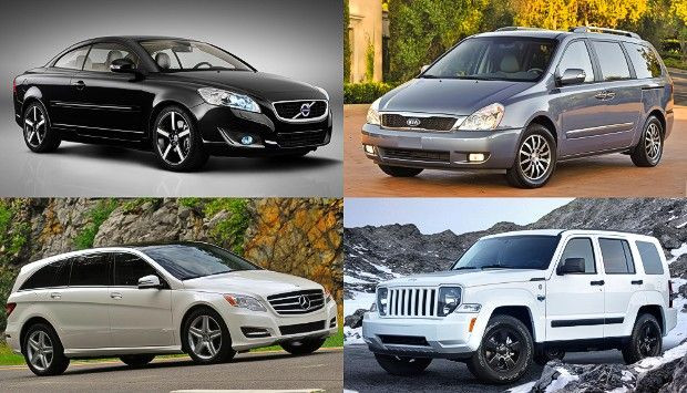 Invinse de criza. 9 masini care dispar in 2013. Printre ele Mercedes, Kia si Mazda GALERIE FOTO