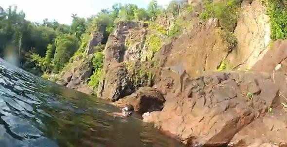 Cea mai mare sperietura din viata acestui om. Cum a fost atacat de un crocodil "zburator". Video