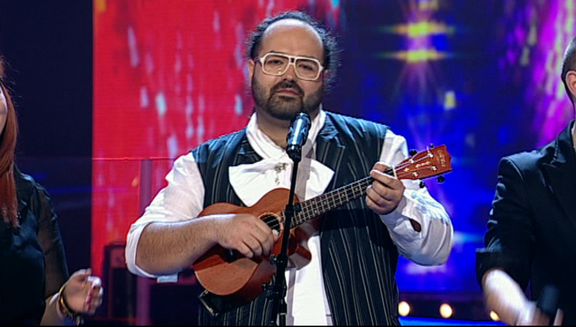 Finalistul de la Vocea Romaniei, Vizi Imre, a facut show la Targu Mures