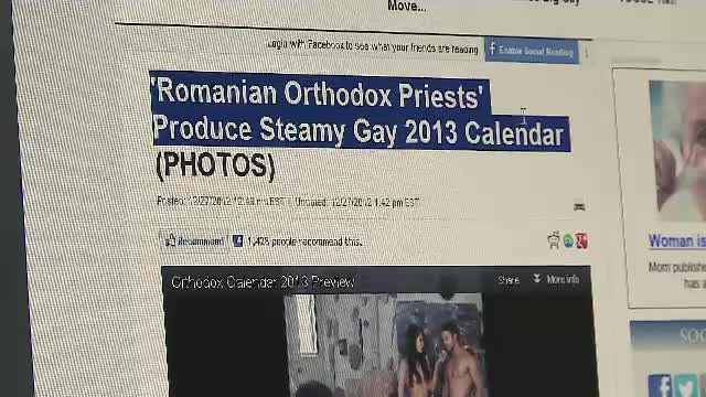 Scandal urias provocat de un articol postat de Huffington Post: "Calendar gay cu preoti romani"