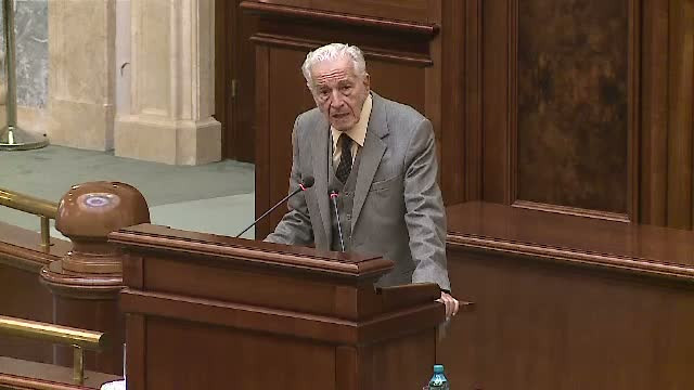 "Un politician discret si plin de voie buna". Sergiu Nicolaescu, in rolul de parlamentar