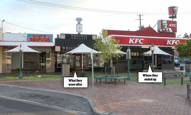 Cum au ajuns in KFC hotii care au vrut sa sparga un magazin de bijuterii."Nu exista unii mai prosti"