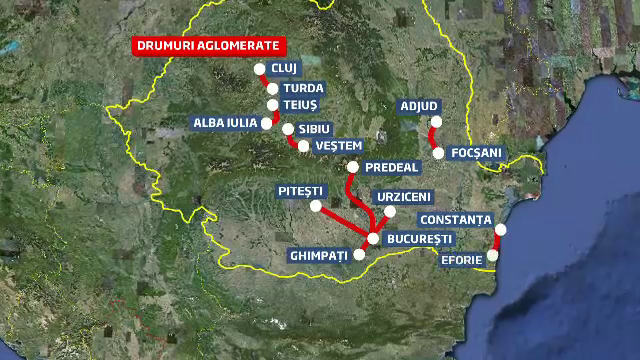 harta drumuri