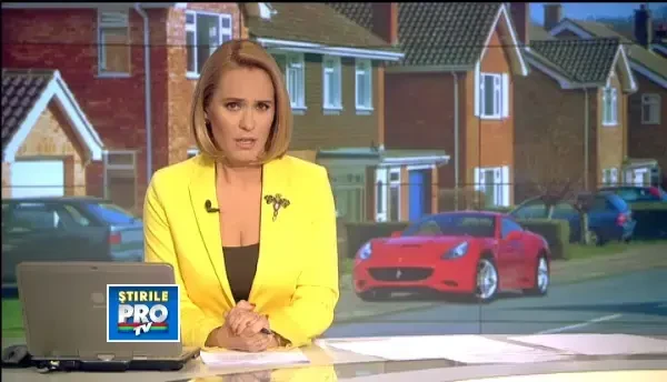 O dansatoare romanca din Italia, acuzata de furtul unei masini Ferrari