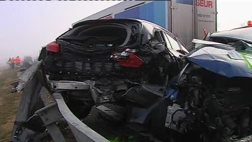 Doi romani, implicati intr-un accident de proportii pe o autostrada din Spania