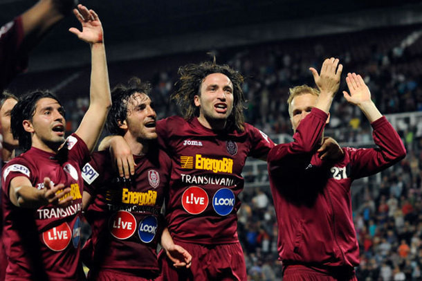 CFR Cluj, cea mai buna echipa din Romania in clasamentul pe 2012