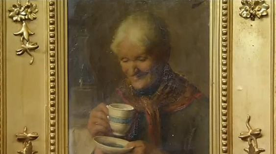 Tabloul gasit intre haine vechi pentru saraci. "Nu cred ca proprietarul stia cat valoreaza"