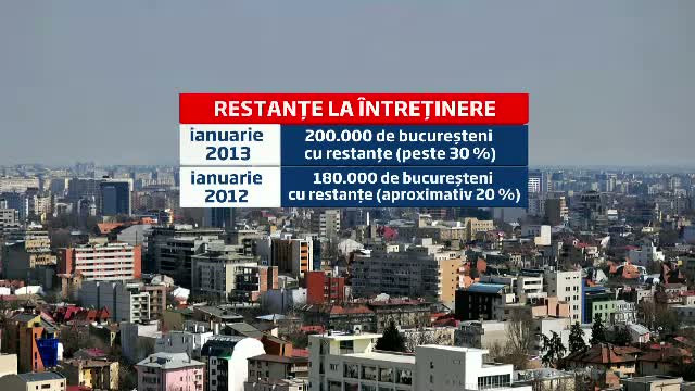 Aproape 30% dintre bucuresteni au datorii la intretinere. Multi, in pericol sa fie executati silit