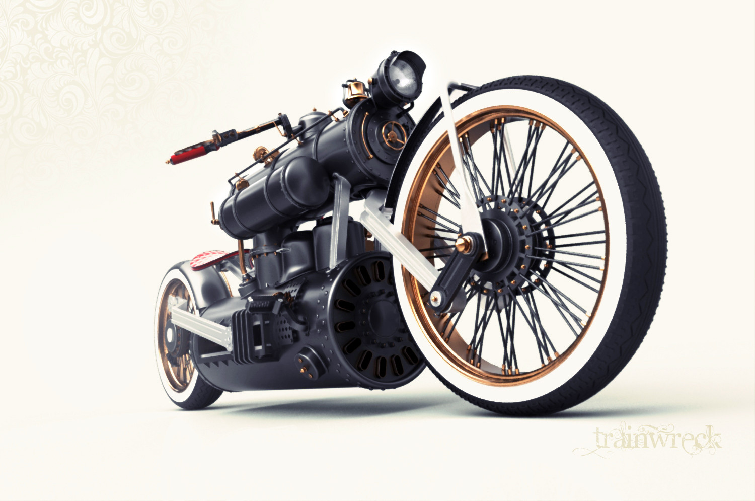 Motocicleta cu abur sau locomotiva cu sa? Tu ce nume i-ai da?