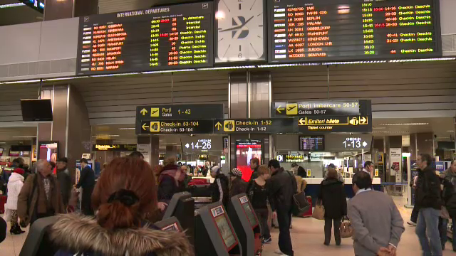 Intarzieri de pana la 14 ore pe aeroportul Henri Coanda. Ceata a dat peste cap programul zborurilor