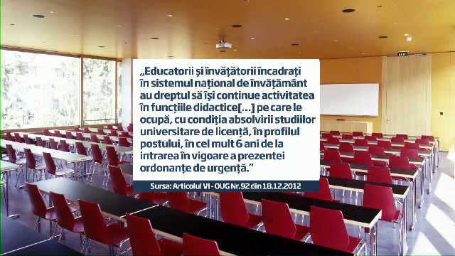 O ordonanta de Guvern obliga invatatorii sa urmeze o facultate ca sa-si poata pastra posturile