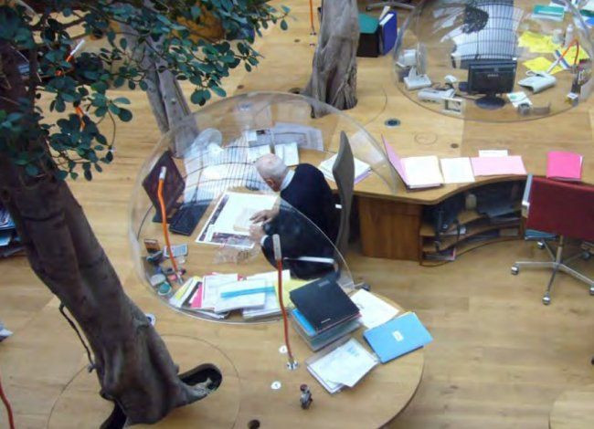 Cyber-biroul viitorului. Cum va arata curand spatiul de lucru. GALERIE FOTO