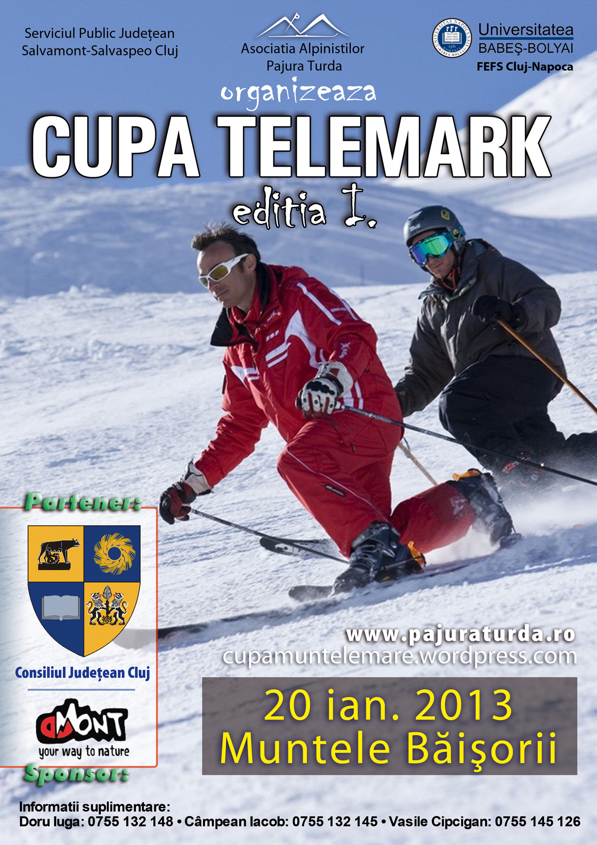 Prima editie a cupei Telemark se desfasoara in statiunea Muntele Baisorii