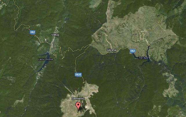 Drumul spre statiunea Semenic a fost inchis din cauza ninsorilor abundente