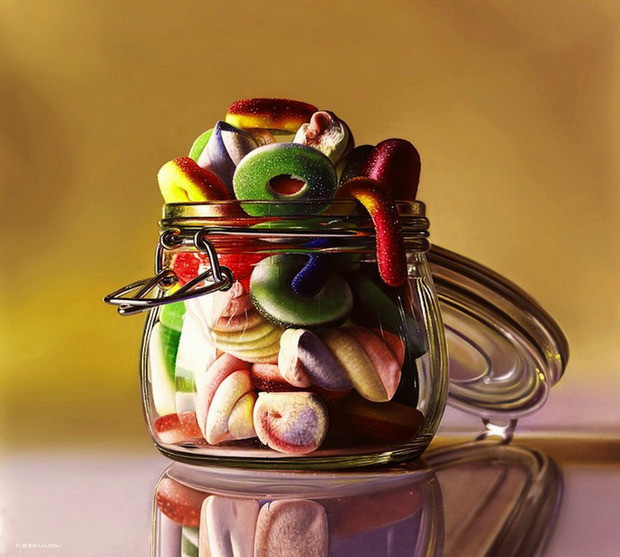 "Camera Kodak umana". Pictorul care a reusit sa creeze din picturile sale iluzii optice fantastice