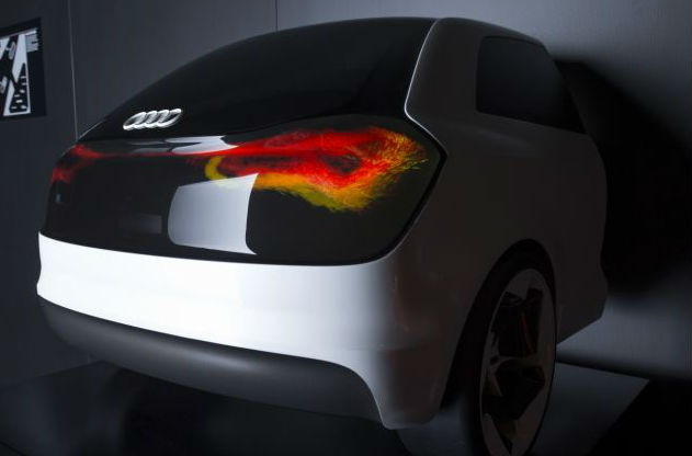 AUDI revolutioneaza industria auto: Conceptul care renunta pentru prima data la faruri pentru ecranele OLED