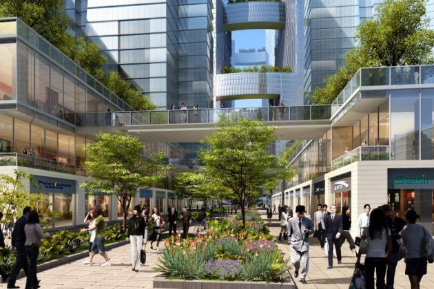 Locul in care masinile sunt interzise. Chinezii construiesc orasul viitorului. GALERIE FOTO