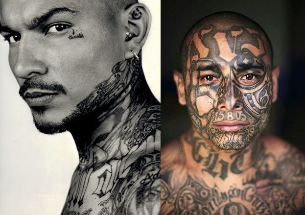 Desenele care ne infricoseaza pe loc: Top 5 tatuaje ale infractorilor! FOTO