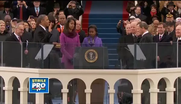 Barack Obama a depus juramantul