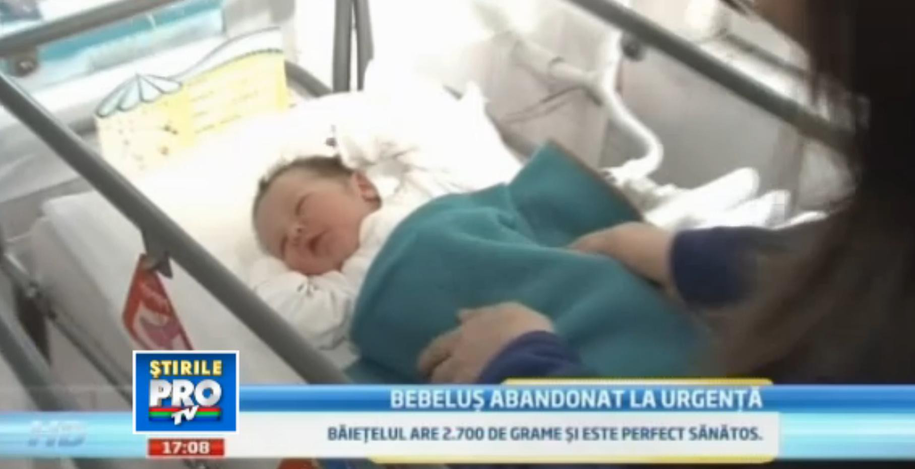 O mama fara suflet si-a abandonat pruncul la poarta Spitalului Judetean din Oradea
