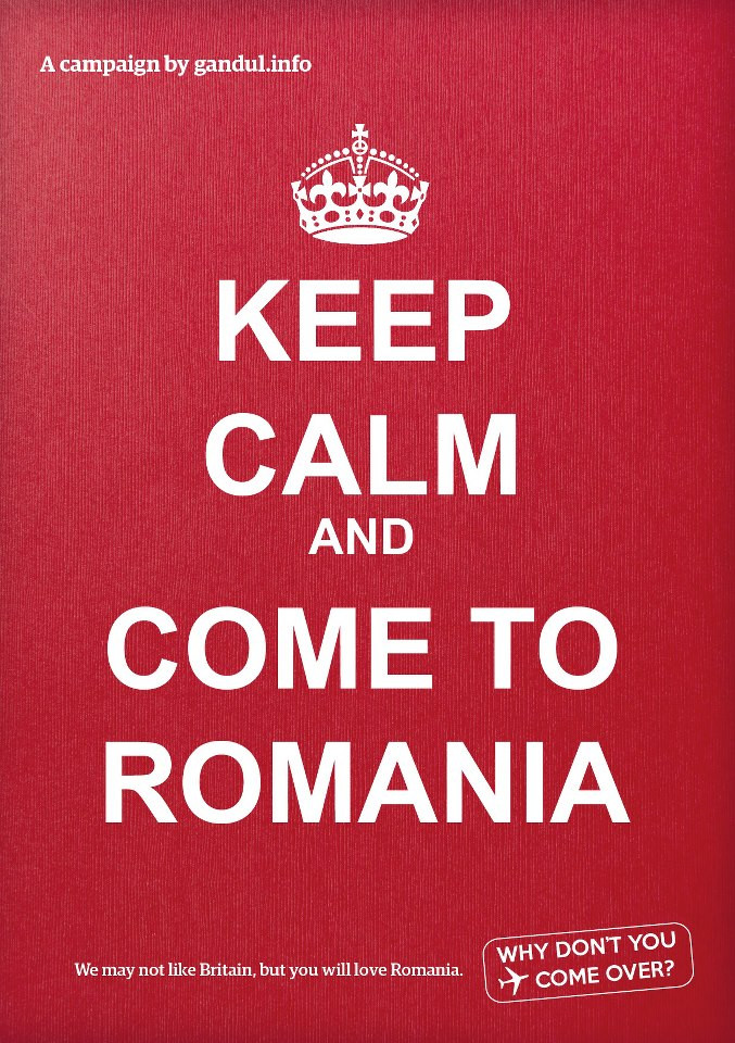 Campanie Gandul: "S-ar putea ca noua sa nu ne placa Marea Britanie, dar voi o sa iubiti Romania"