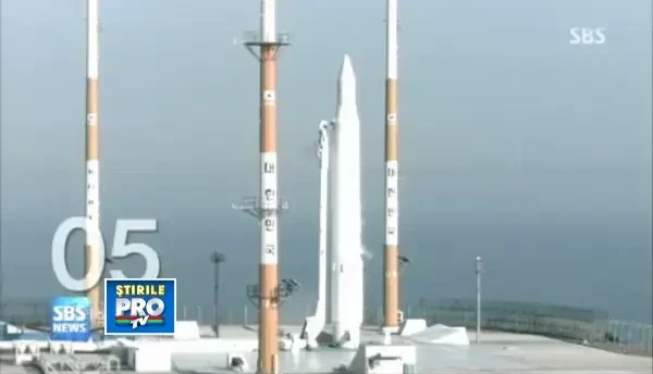 Coreea de Sud a lansat o racheta care va plasa un satelit pe orbita