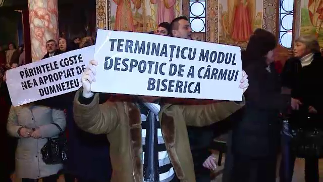 Scandal intr-o biserica din Zalau. Credinciosii, nemultumiti ca preotul lor a fost inlocuit