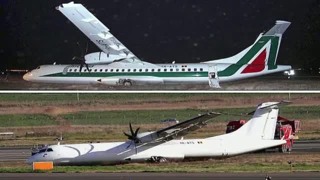 Trei anchete declansate, dupa accidentul Carpatair. Oficialii Alitalia si-au sters sigla de pe avion
