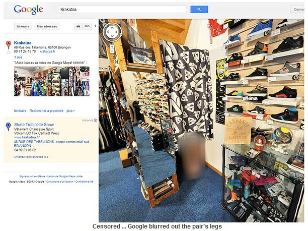 Poza pe care Google s-a straduit sa o cenzureze rapid. Ce a surprins Street View intr-un magazin