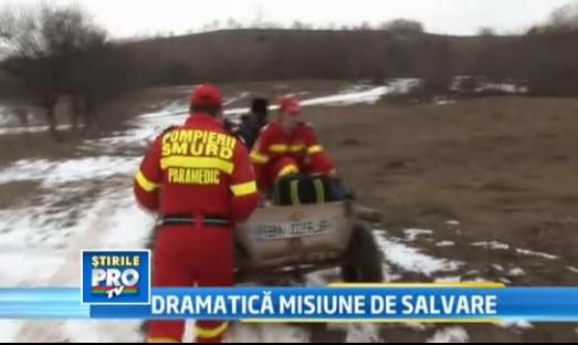 Misiune imposibila pentru pompierii si paramedicii din judetul Bistrita-Nasaud
