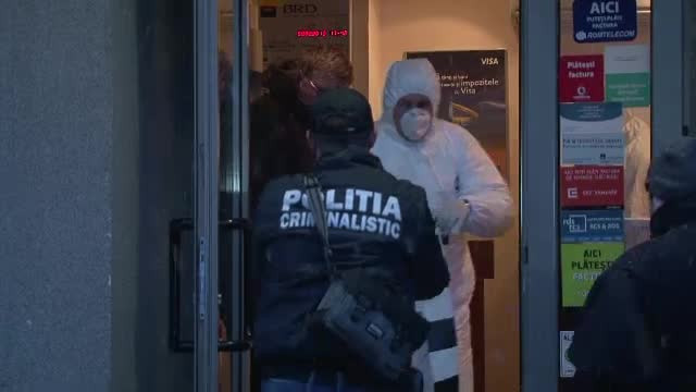 Jaf la o banca din Pitesti. Politistii au retinut deja un suspect - un traficant de droguri