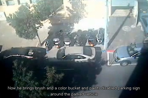 A parcat regulamentar, dar a fost amendata cu 265 de dolari. A fost surprinsa cand a vazut imaginile