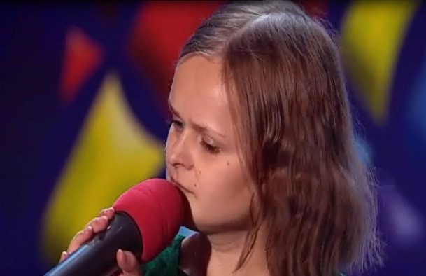 Romanii au talent: Diana Borcea, tanara care a facut o sala intreaga sa planga. VIDEO