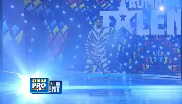 Romanii au talent: Daniel Apostol a ridicat sala in picioare. VIDEO cu dansul Zebrei