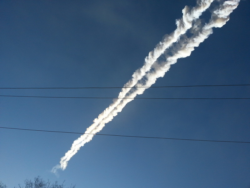 Un roman, martor la caderea meteoritului din Rusia: "Am zis gata, s-a terminat". GALERIE FOTO